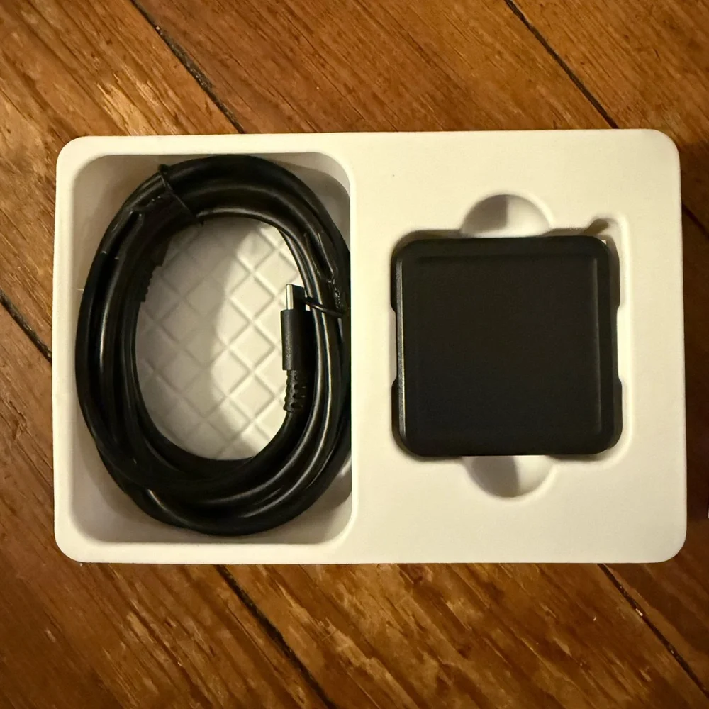 Brand new USB-C power adapter 65w GAN Charger black 6.6 foot USB-C to USB-C